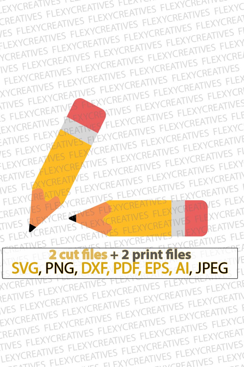 Download Education Svg Back To School Silhouette Files Teacher Svg Files Pencil Svg Cricut Files Vc 186 Pencil Monogram Svg School Svg Stencils Templates Craft Supplies Tools Vadel Com