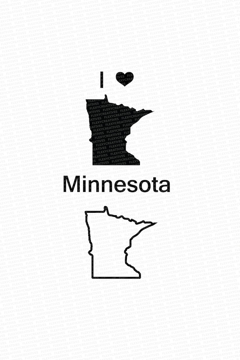 pdf State png Minnesota Map Clip art SVG EPS FlexyCreatives #mp-21 DXF State Clipart Minnesota Clip Art Minnesota Vector