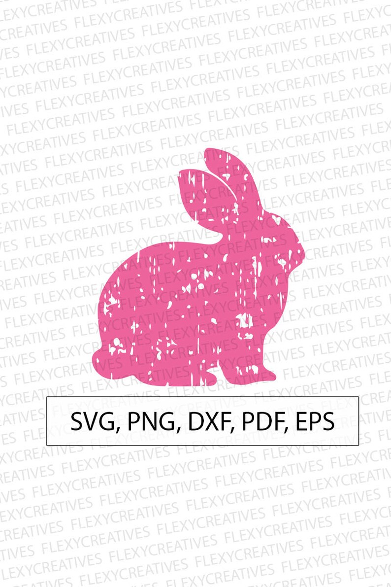 Download Grunge Bunny SVG Easter bunny shirt Vector Cut File easter ...