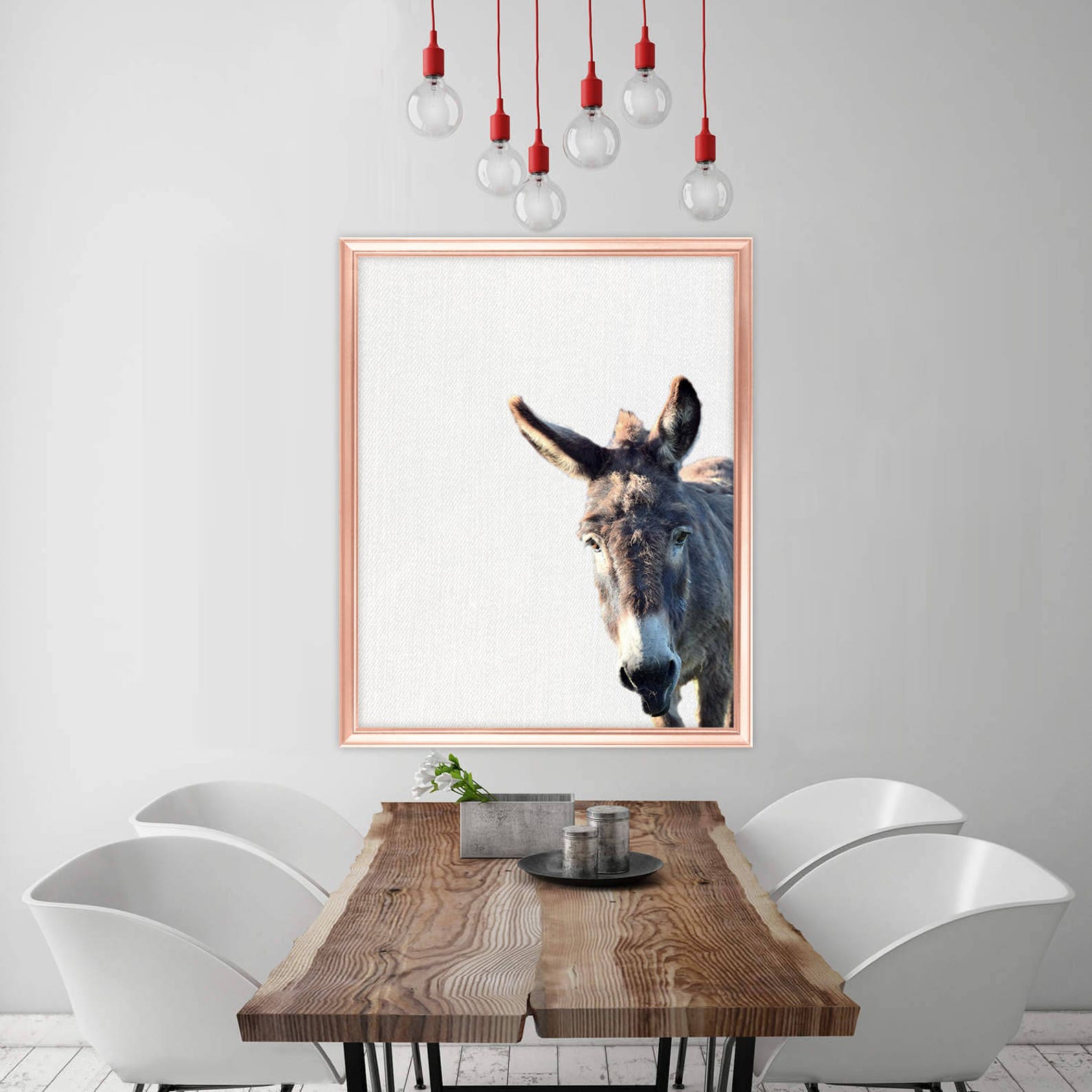 Donkey Wall Art / Donkey Home Decor / Donkey Print / Donkey / Etsy