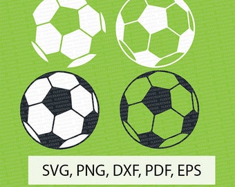 Soccer SVG, Football Vector, Clipart, Cut File, Soccer Clip Art, Cricut, Soccer Football png, DXF, pdf, EPS FlexyCreatives #vc-16