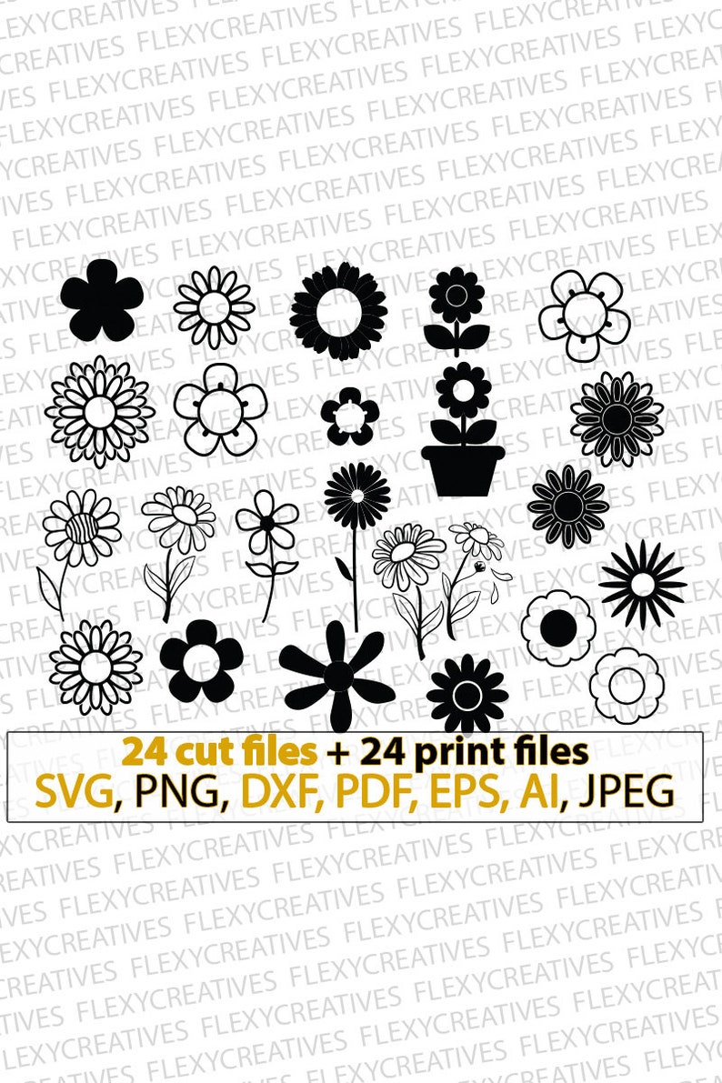 Free Free 86 Cricut Daisy Flower Svg SVG PNG EPS DXF File
