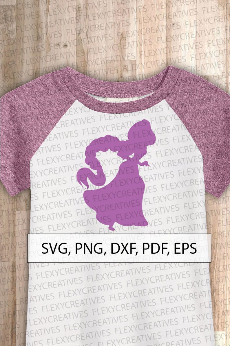 Download Rapunzel SVG Vector Clipart Cut File Disney Princess shirt ...