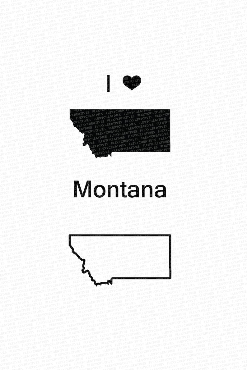 Montana Vector State png EPS #mp-5 DXF State Clipart pdf Montana Clip Art Montana Map Clip art SVG