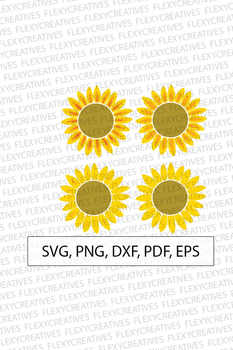 Free Free 174 Vector Sunflower Svg SVG PNG EPS DXF File