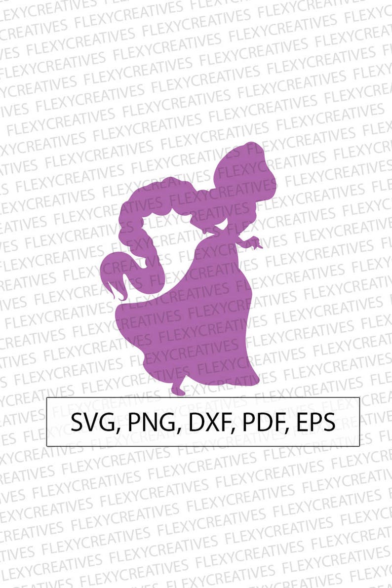 Download Rapunzel SVG Vector Clipart Cut File Disney Princess shirt ...
