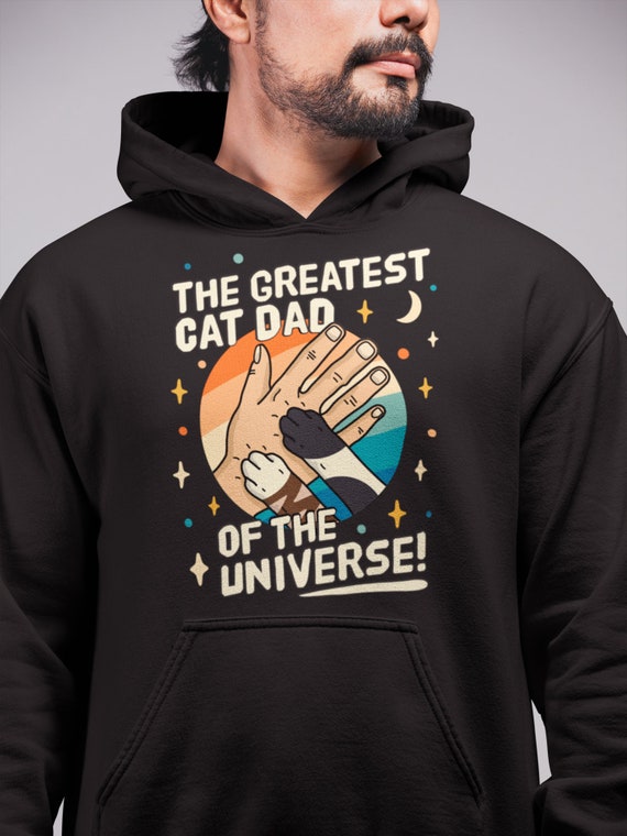 Cat dad hoodie sale