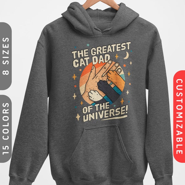 Mens Cat Hoodie Etsy