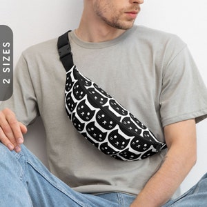 Stay Home With Cats | AOP Fanny Pack | Belt/Waist Bag
