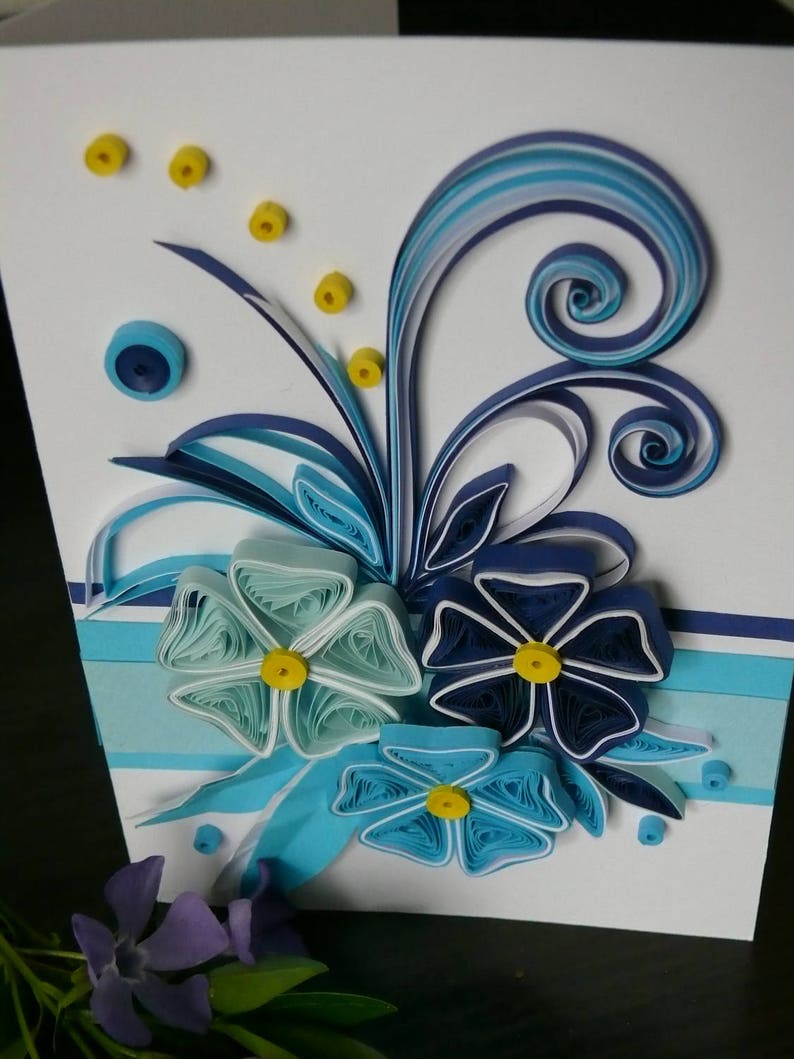 birthday card quilling card greeting card quilling quilled