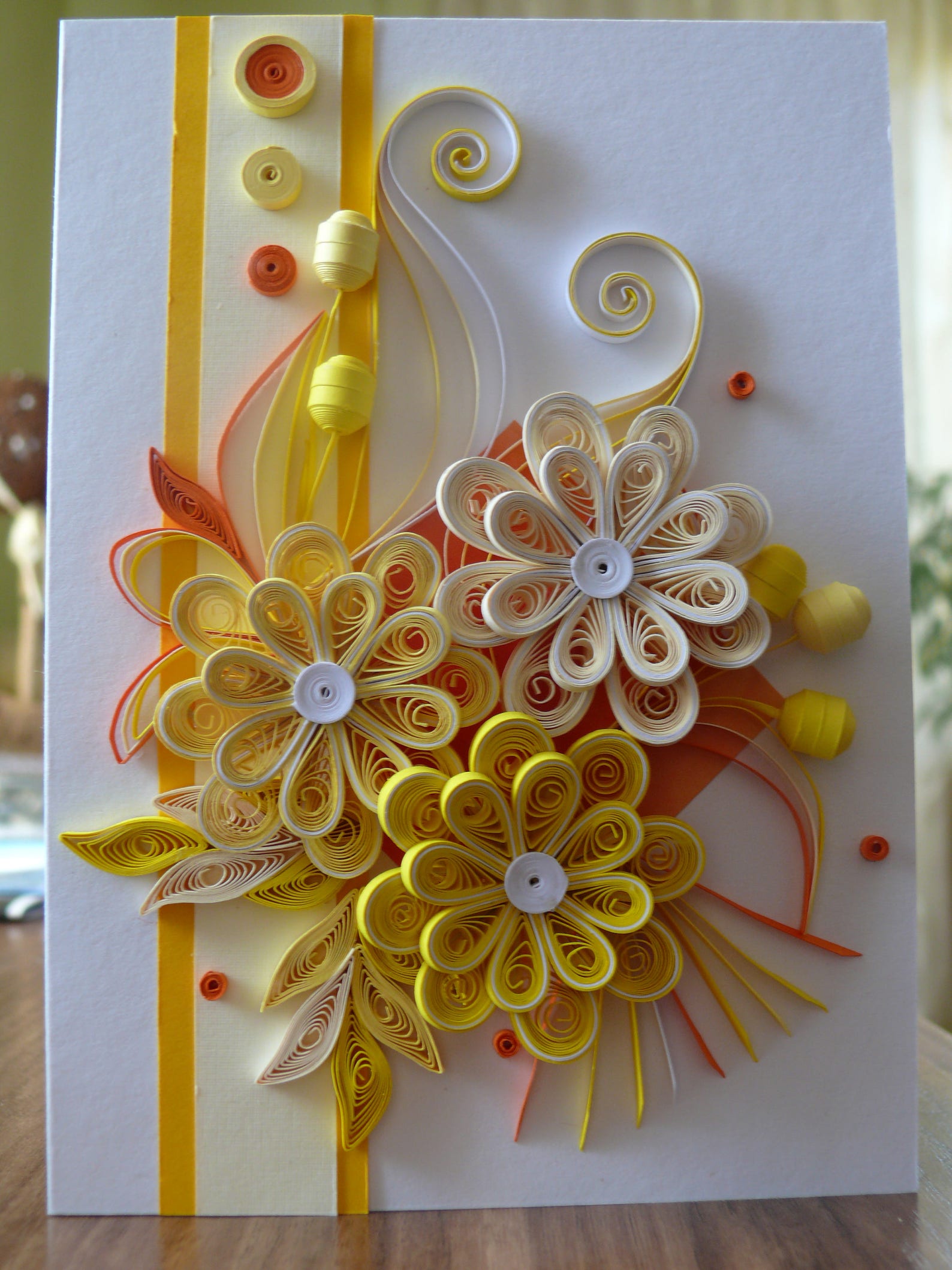 Greeting Quilling Card, Quilling Card, Wedding Card, Birthday Card