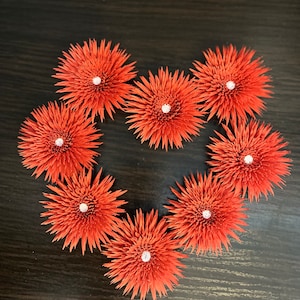 Quilling Blumen, Quilling Karte, 3D Blumen, DIY Material, Papierhochzeit, Hochzeitsjubiläum