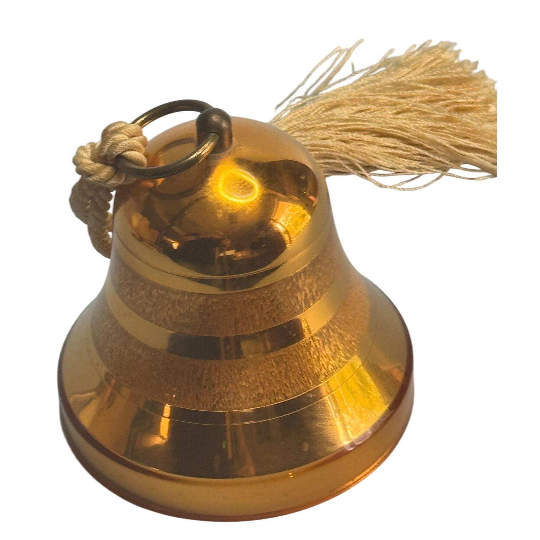 Title: Reuge Musical Bell Gold Tone Swiss Movement Anniversary