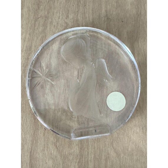 VTG Bleikristall ドイツ 24% クリスタルガラス 祈る天使の彫刻