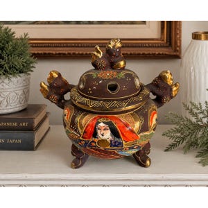Japanese Satsuma Incense Burner - Etsy