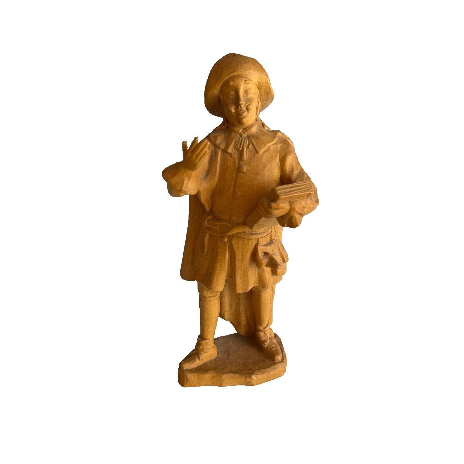 Vintage Anri Hand Carved Victorian Statesman Dobin Brienz Switzerland Rare Find