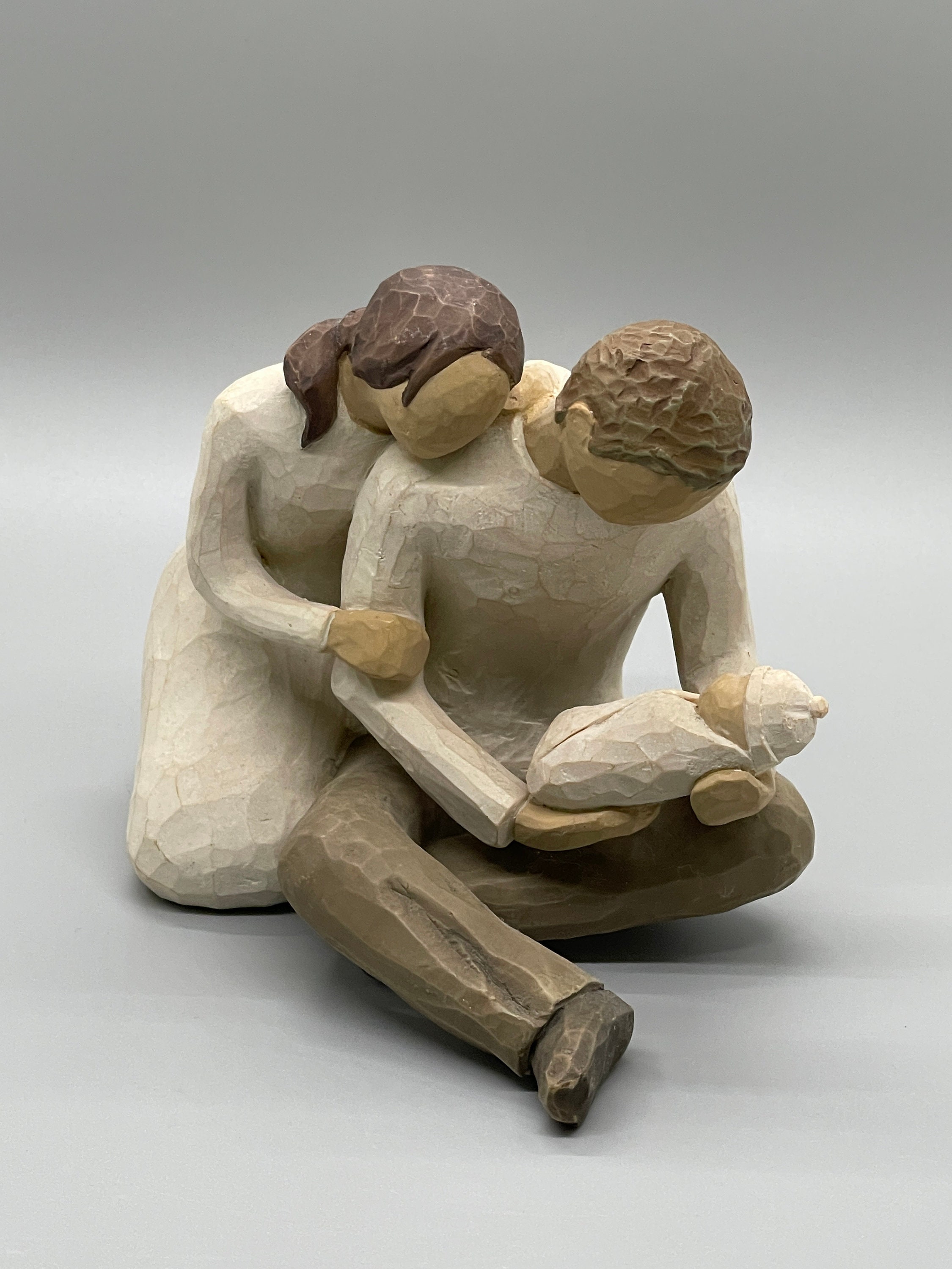 Willow Tree new Life Mother Dad With New Baby Etsy UK