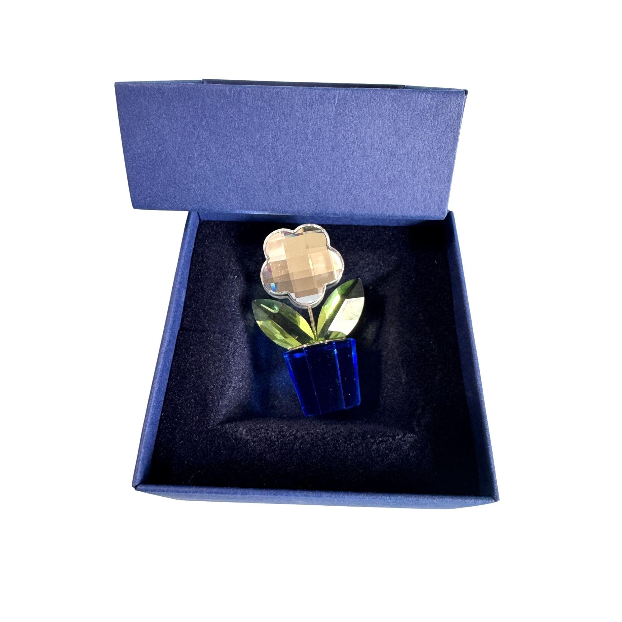 Swarovski Crystal Figurine Flowers in Pot - Etsy