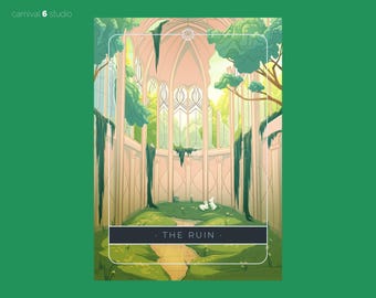 Deck of Many Things - The Ruin- Tabletop RPG Gaming Print Series