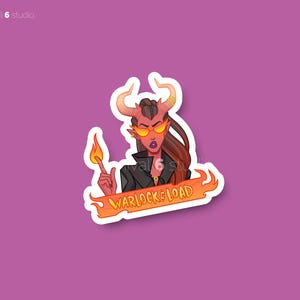 Warlock and Load TTRPG Sticker