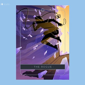 Deck ofMany Things - Der Schurke - Tabletop RPG Gaming Print Series