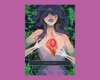 Deck of Many Things - The Gem - Tabletop RPG Gaming Print Series