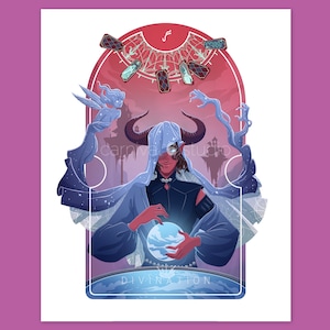 Schools of Magic - Divination - Tabletop RPG Gaming Print Series