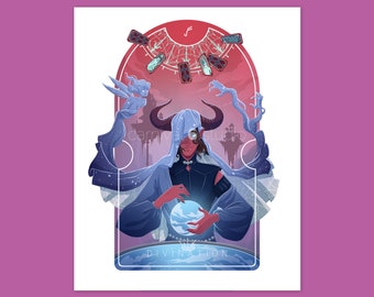 Schools of Magic - Divination - Tabletop RPG Gaming Print Series