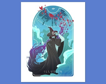 Schools of Magic - Illusion - Tabletop RPG Gaming Print Series