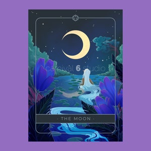 Mazzo di Molte Cose - La Luna - Serie di Stampe per Giochi di Ruolo da Tavolo
