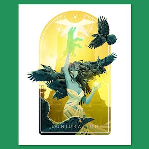Schools of Magic - Conjuration - Tabletop RPG Gaming Print Series