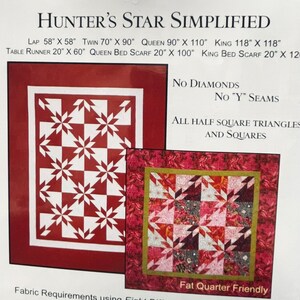 Courtepointe Hunters Star simple sans coutures en Y image 2