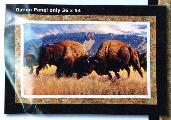 Gridlock panel with borders quilt top Kit, 100% cotton, includes panel and fabric for borders, top only