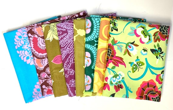 Amy Butler Fabric FQ Medley Rare Out of print 8 fat quarters