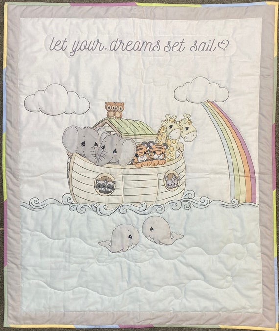 Quilting Treasures Lullaby Baby Animal Picture Patches Panel - Cream-n –  North Shore Quilting