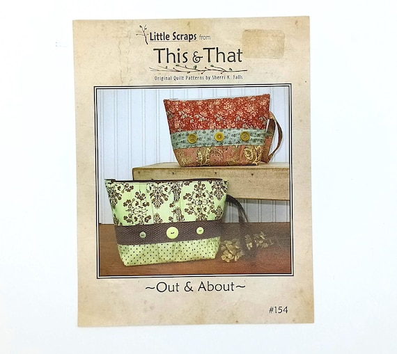 Out & About wristlet bag pattern by Sherri K Falls for This and That Patterns