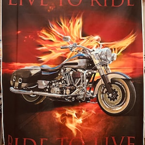 Motorcycle panel Live to Ride