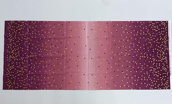 Ombre Confetti Metallic fabric Plum by Vanessa Christenson for Moda Out of print 100% cotton Sold by the yard