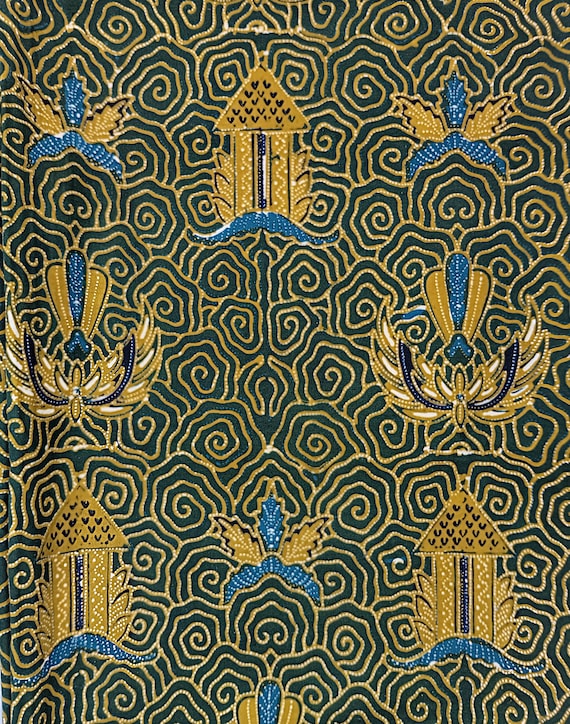 Batik Semar fabric 90" wide by 1 1/8 yard
