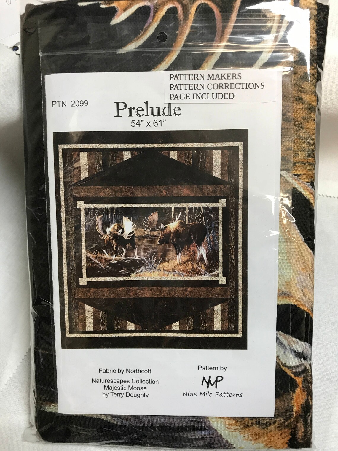 Majestic Moose Quilt Kit Wildlife Outdoor Alaska West Etsy