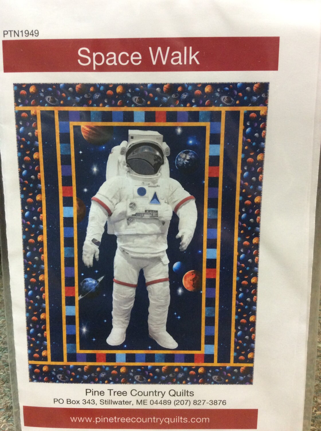 On Sale Space Walk Quilt Kit Spacewalk Astronaut