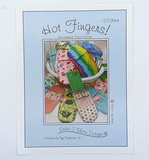 Hot Fingers! Microwave Oven-Mitts pattern by Susie C Shore Designs