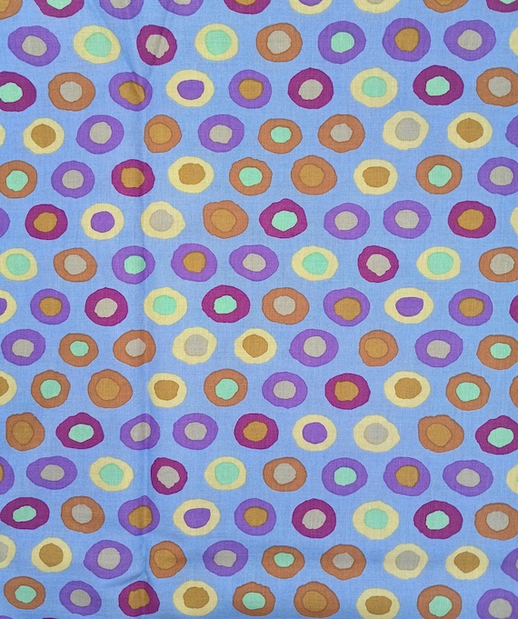 Brandon Mably for Rowan Westminster Fibers PWBM-15 Rings, blue background,  1 yard cut.