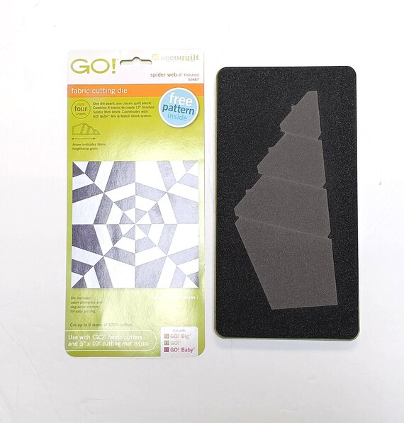 Accuquilt Go! fabric cutting die Spider web 6" Finished Pre-owned