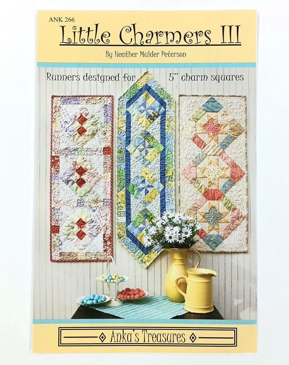 Little Charmers III Table Runner Pattern by Heather Mulder Peterson for Anka's Treasures