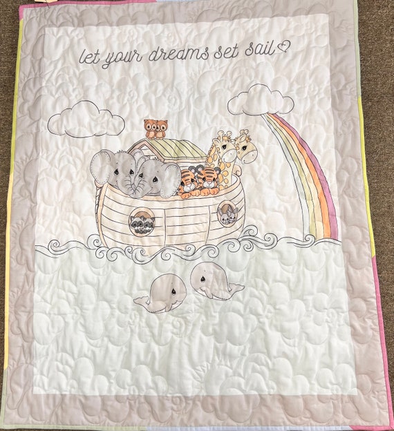 Noah’s Ark Baby Quilt Precious Moments