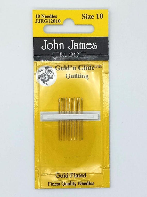 John James hand quilting Golden Glide Size 10 Needles