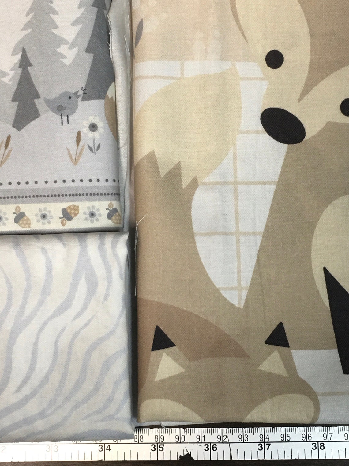 Woodlands little critters Baby Quilt Kit Generic Etsy