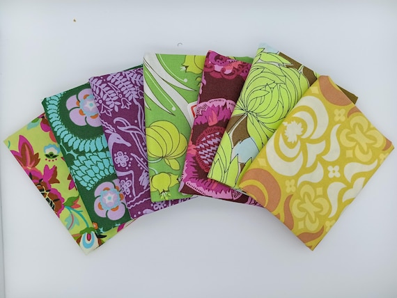 Amy Butler Fabric FQ Medley Rare Out of print 7 fat quarters
