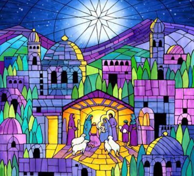 Northcott Nativity Quilt Kit O Holy Night Etsy